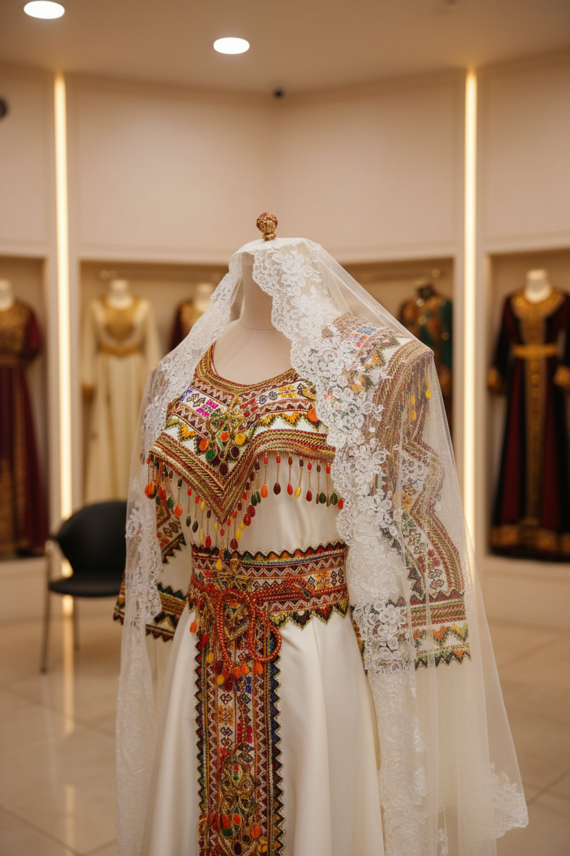 Robe Kabyle Blanche boutique