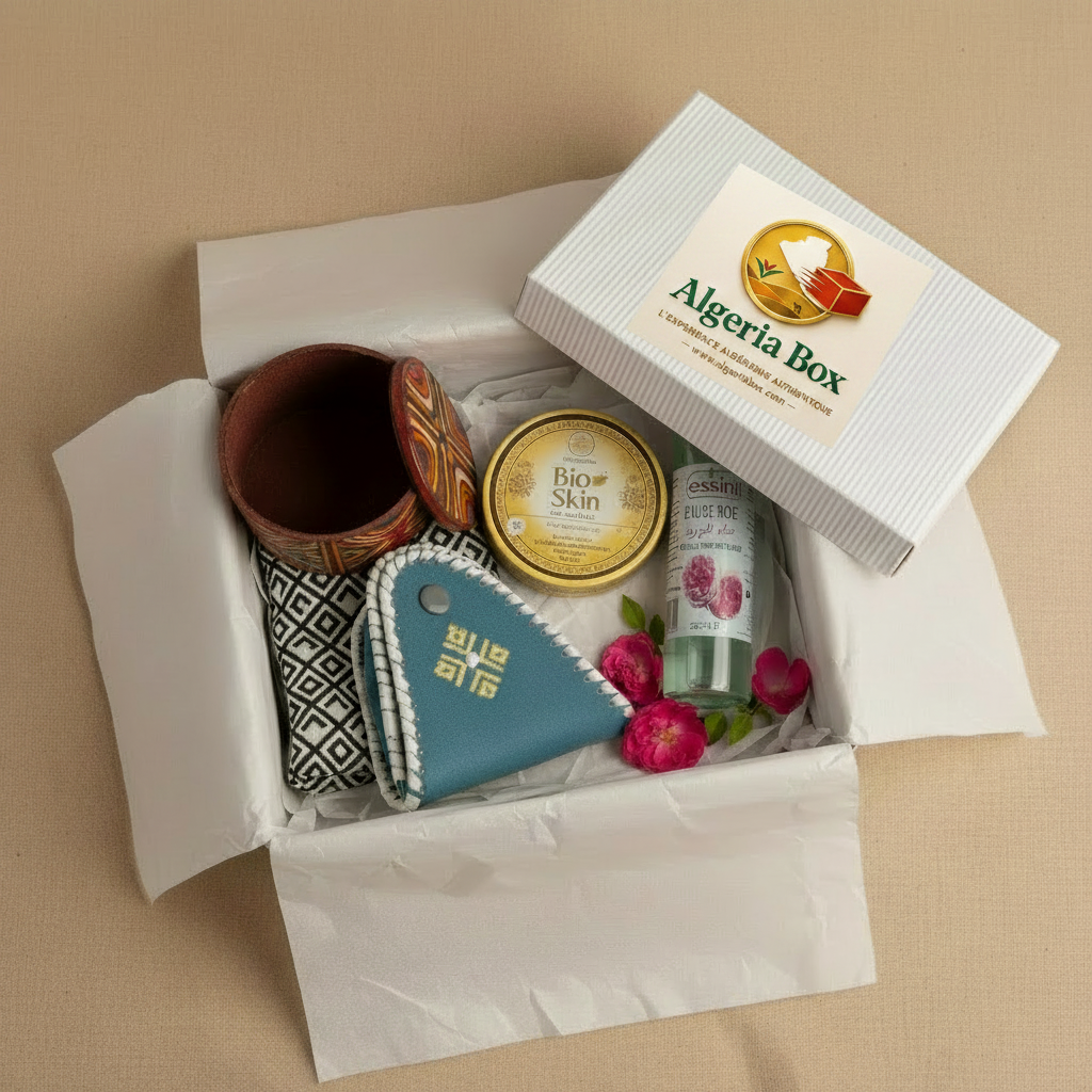Coffret Découverte Algérie – logo validé sur couvercle