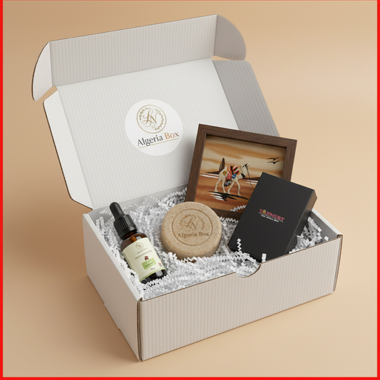 Coffret Trésor d'Algérie – logo conservé