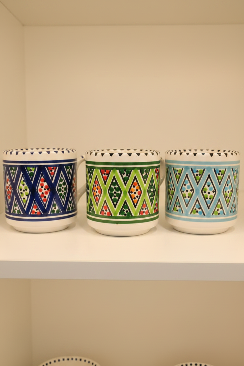 Mugs Céramique Berbère - Toutes couleurs