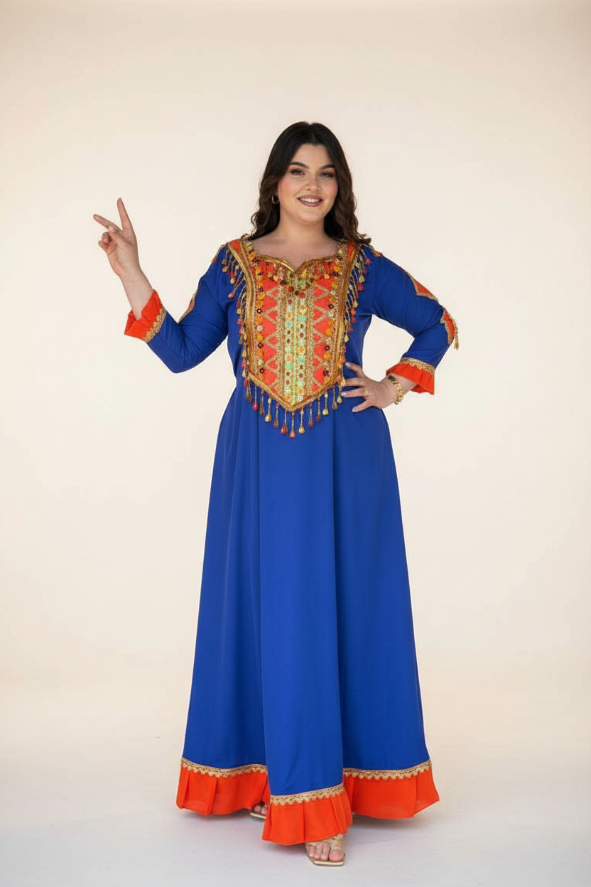 Robe Kabyle Bleue